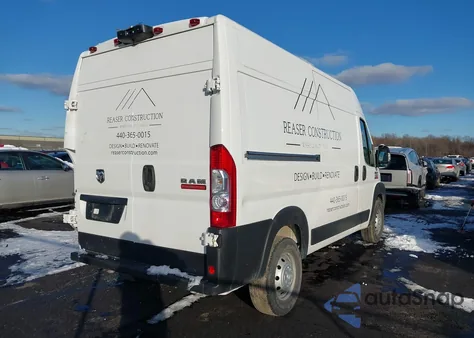 2020 Ram Promaster 1500 High Roof 136 Wb из США, поврежденный, VIN 3C6TRVBG5LE135584